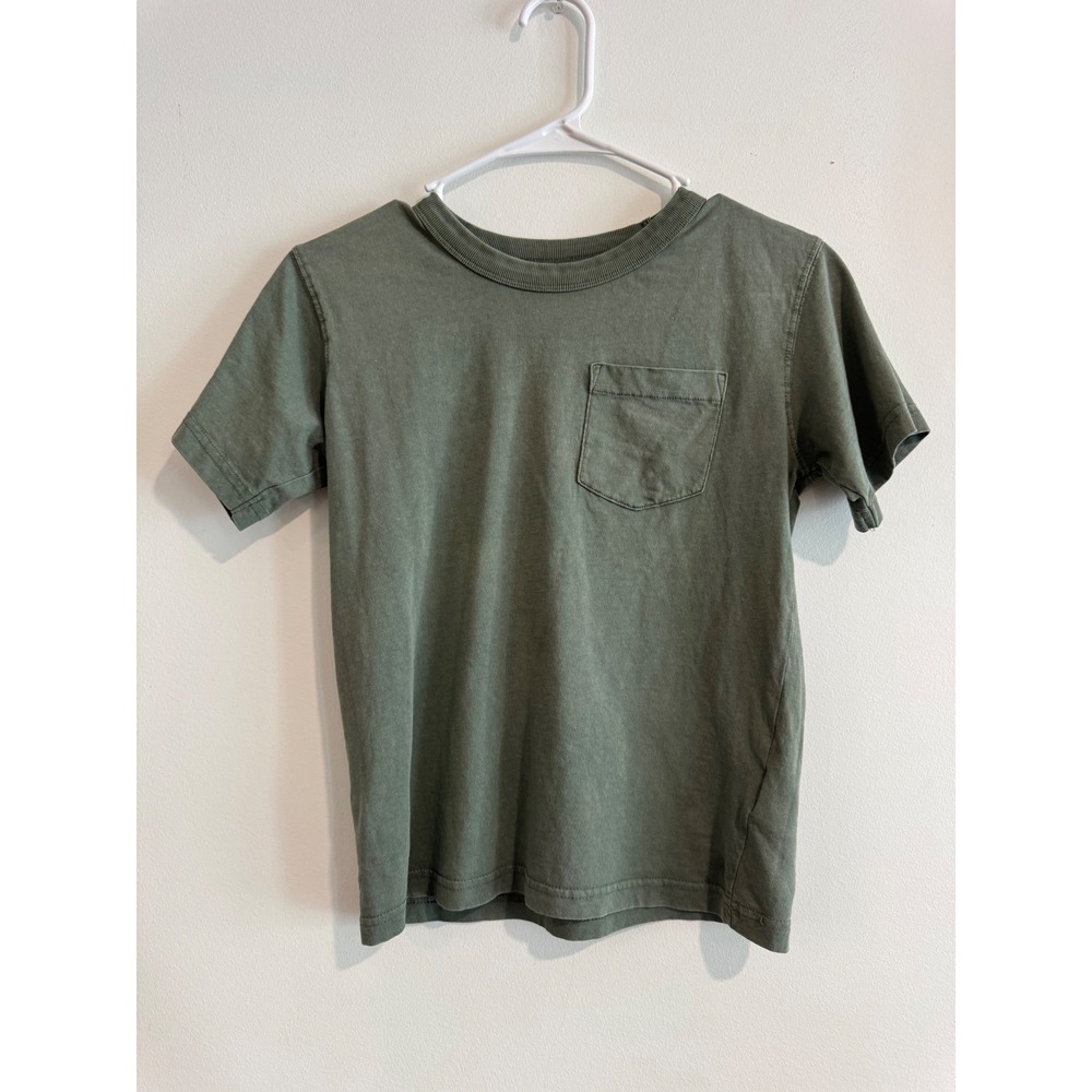 Cotton On Kids Short Sleeve Pocket Tee Boys Size 8 Olive Green Australian Cotton